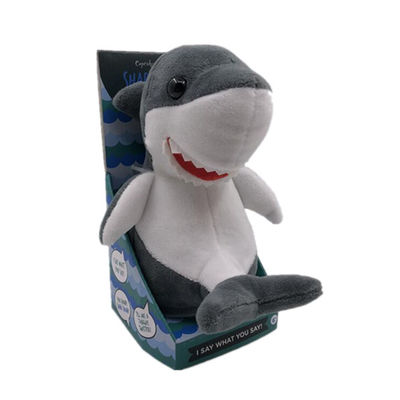 17cm 6.69 '' Nagrywanie pluszowa zabawka Shark Pluszaki i zabawki pluszowe ROHS