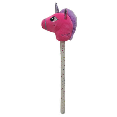 66cm 26in Różowy Musical Stick Duży jednorożec Wypchane zwierzę Pluszowa zabawka dla dzieci Prezent