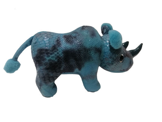 OEM Blue Rhinoceros Gift Wypchane zwierzę Ultra miękkie
