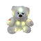 Kolorowa pluszowa zabawka LED 0.25M 9.84ft Duży biały niedźwiedź Wypchane zwierzę SGS