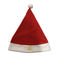 0,4 M 15,75 cala Czerwony aksamitny i biały świąteczny kapelusz z logo McDonald