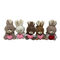 15 Cm 5 CLRS Śliczny pluszowy królik z zabawkami w kształcie serca Urocze prezenty walentynkowe