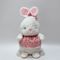 32 CM urocza stojąca pluszowa zabawka królik dla dzieci