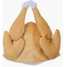 Pluszowy indyczy kapelusz podudzie opaski na głowę indycze nogi podudzie Boppers na Halloween akcesoria na święto dziękczynienia