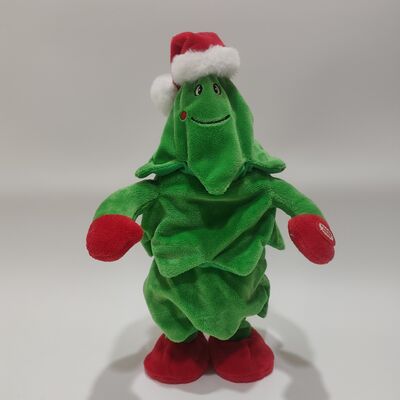 Śpiewanie i tańczenie choinki z muzyką i ruchem