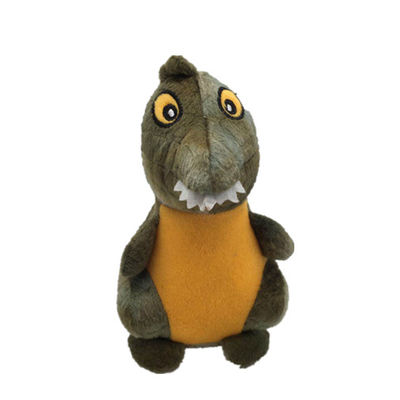 17 cm 6,69 cala Nagrywanie pluszowa zabawka Zielony dinozaur Wypchane zwierzę mówiące z powrotem