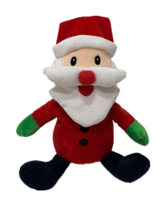 6.69in 0.17cm Renifer rozmawiający Święty Mikołaj Pluszowa zabawka Świętego Mikołaja