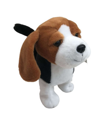 Hipoalergiczny 23 cm 9,06 cala Śpiew Tańczący Pluszaki Chodzenie Potrząsająca głową Zabawka dla psa