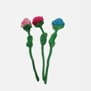 Tie Dye Walentynki Pluszowe Zabawki Kolorowy Roseflower 28 cm
