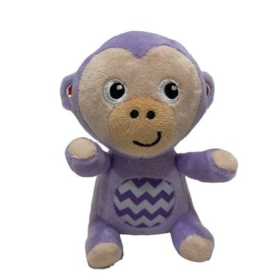 15CM Fisher Price Pluszowa fioletowa małpa Wypchane zwierzę prezent dla dzieci