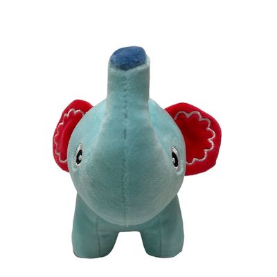 15 CM Fisher Price Pluszowy niebieski słoń Wypchane zwierzę prezent dla dzieci