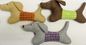 3 Clrs Dog Squeak Toy Konfigurowalna pluszowa zabawka dla psa Audyt BSCI