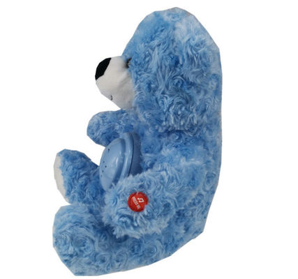 Gorąca sprzedaż LED Stuffed Animal Kolorowy Świecący Płaszcz Teddy Bear Projekcja Światło kołyska Płaszcz Teddy Bear