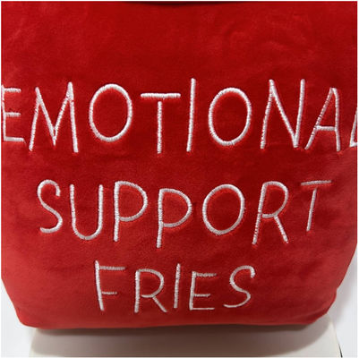 Emocjonalne frytki 35cm Cute Support Poduszka Poduszka Dekoracja domowa Przytulna pluszowa zabawka