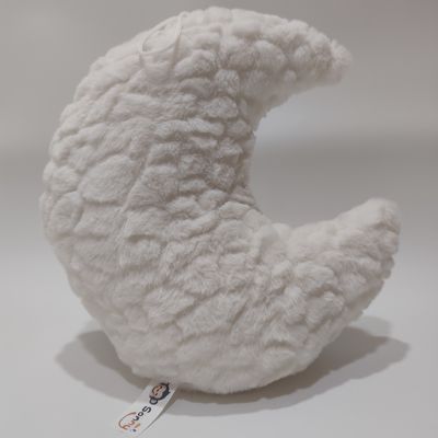 Pluszowa zabawka Księżyc do spania z efektem oddychania i światłem LED dla dzieci