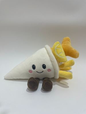 7 sztuk różnorodne smażone ryby i frytki zabawki, urocze jedzenie zwierzęta wypełnione dla dzieci i dekoracja domu