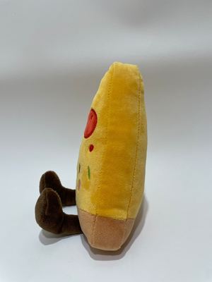 7 sztuk różnorodne pizzy plusz zabawki, urocze wypełnione jedzeniem zwierzęta dla dzieci i dekoracji domu