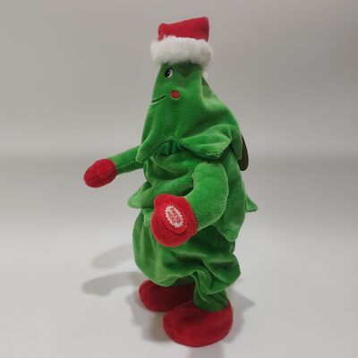 Śpiewanie i tańczenie choinki z muzyką i ruchem