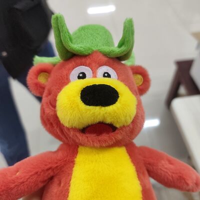 Nagrywanie i powtarzanie ruchu w lewo i w prawo Truskawkowy Miś