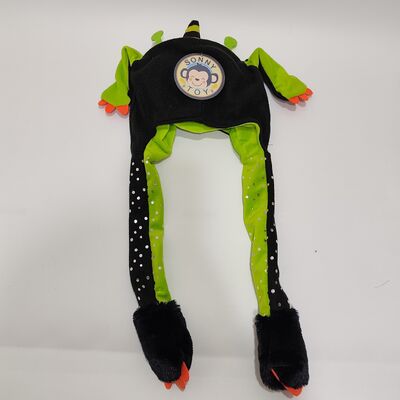 Śmieszna czapka z potworem na Halloween z poduszką powietrzną, miękki, dmuchany, zabawny kostium imprezowy