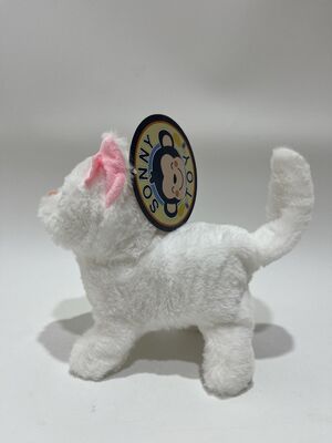 Niestandardowy design wypełnione zwierzę Cute Cute Walking Cat Electronic Plush Toy