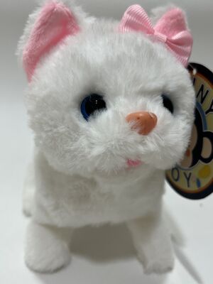 Niestandardowy design wypełnione zwierzę Cute Cute Walking Cat Electronic Plush Toy