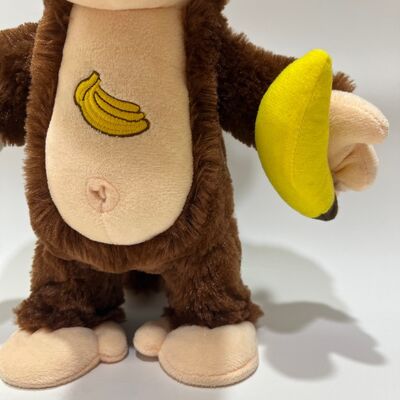 Interaktywny Kradzież Banana Małpa Piękna Zabawka Emocjonalna Reakcja Goryla lalka Zabawny Nowości prezent
