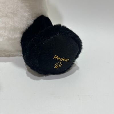Interaktywna pluszowa zabawka Panda Peek-a-Boo z funkcją powtarzania i muzyką. Urocza zabawka do zabawy w chowanego w pozycji leżącej.