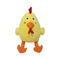 8.66in 22cm Poduszka pluszowa Poduszka Żółty kurczak Pluszowe zabawki Wypełnione