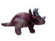 Pluszowe Fioletowe Triceratops Poliester Wypchania Zabawki 26 cm