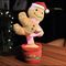 EN71-1-2-3 Świąteczne świecące śpiewające zabawki dla zwierząt dla dzieci