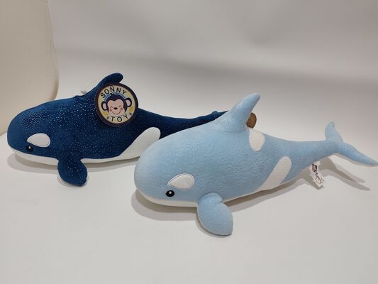 2 dupy Super miękkie pluszowe Whale Stuffed Toy